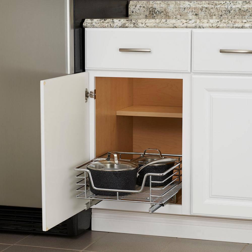 14.5 in. Sliding Organizer-Chrome