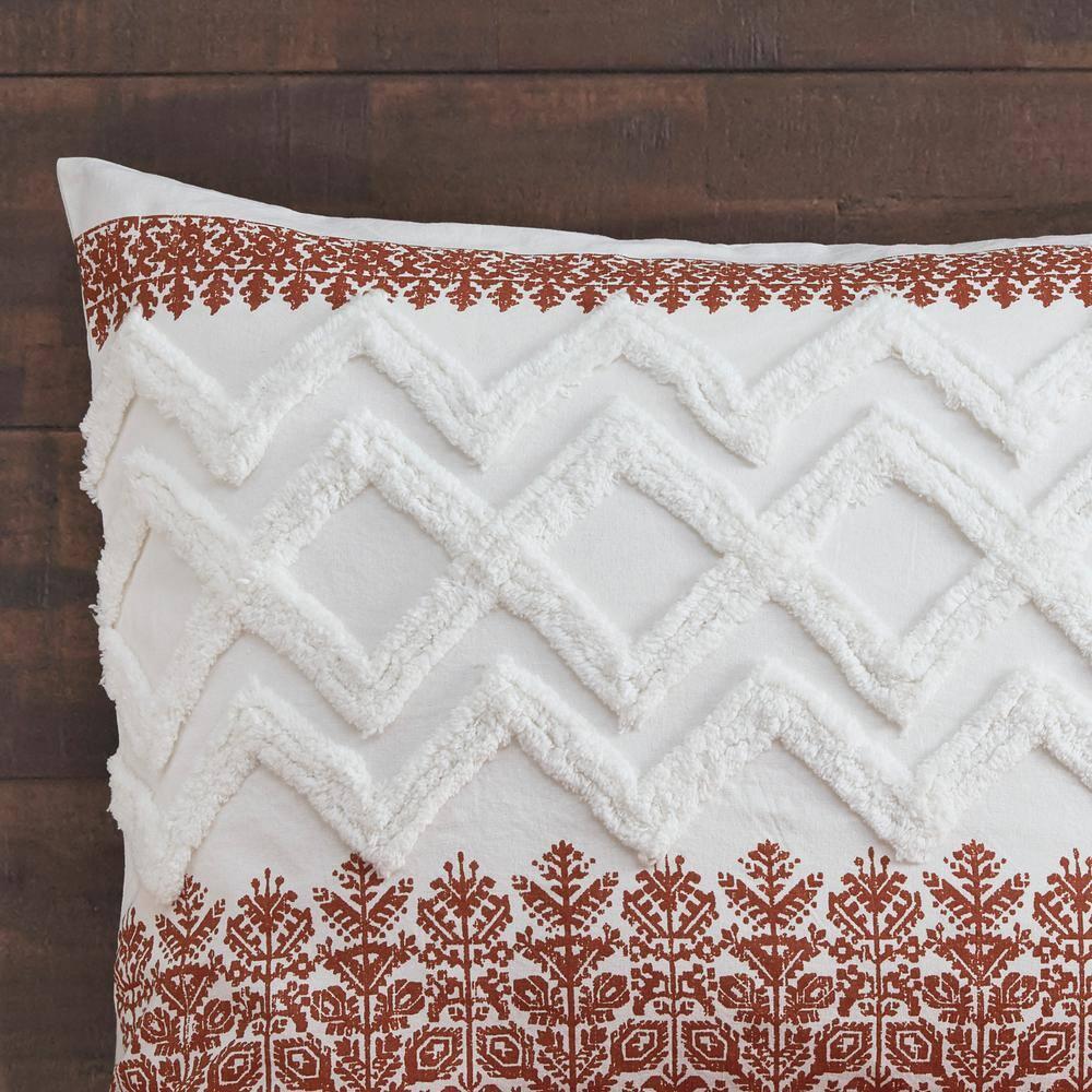 Mila 3 Piece Cotton Comforter Set with Chenille Tufting