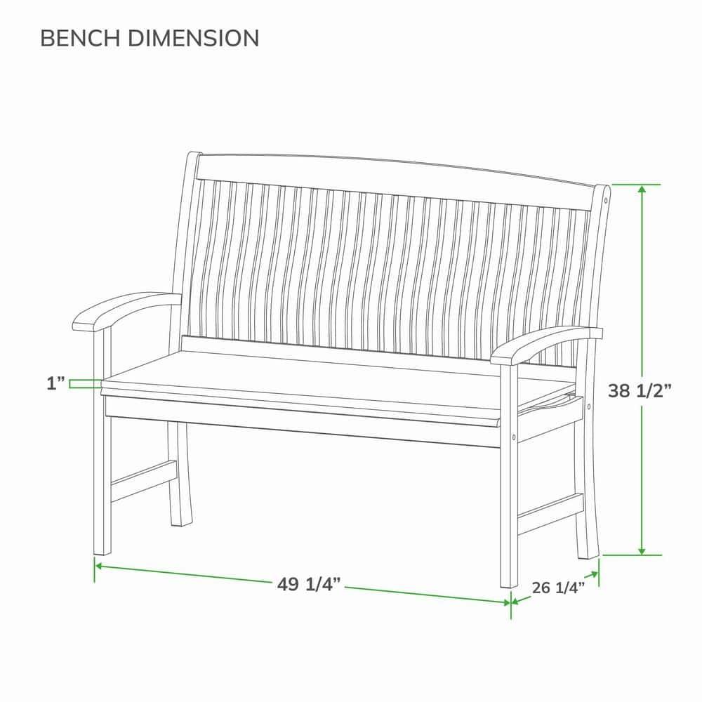 Cambridge Casual 6pc Caterina Teak Wood Outdoor Dining Set with Beige Cushion: Weather-Resistant, 2" Umbrella Hole, Galvanized Steel Hardware