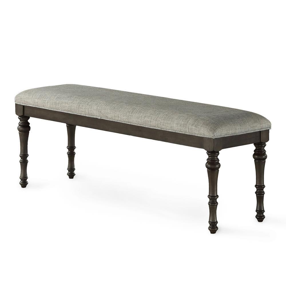 19" Linnett Bench Gray - Steve Silver Co.