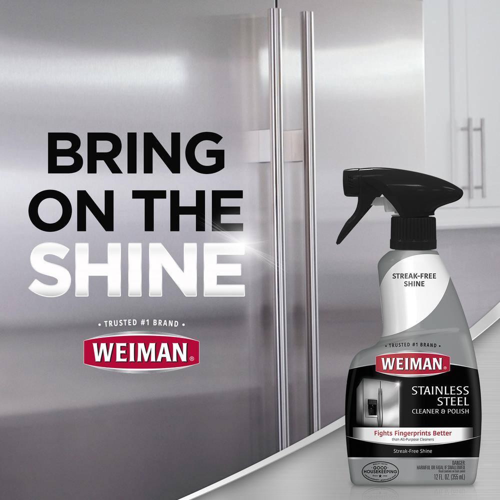 Weiman Stainless Steel Cleaner and Polish Trigger - 22 fl oz
