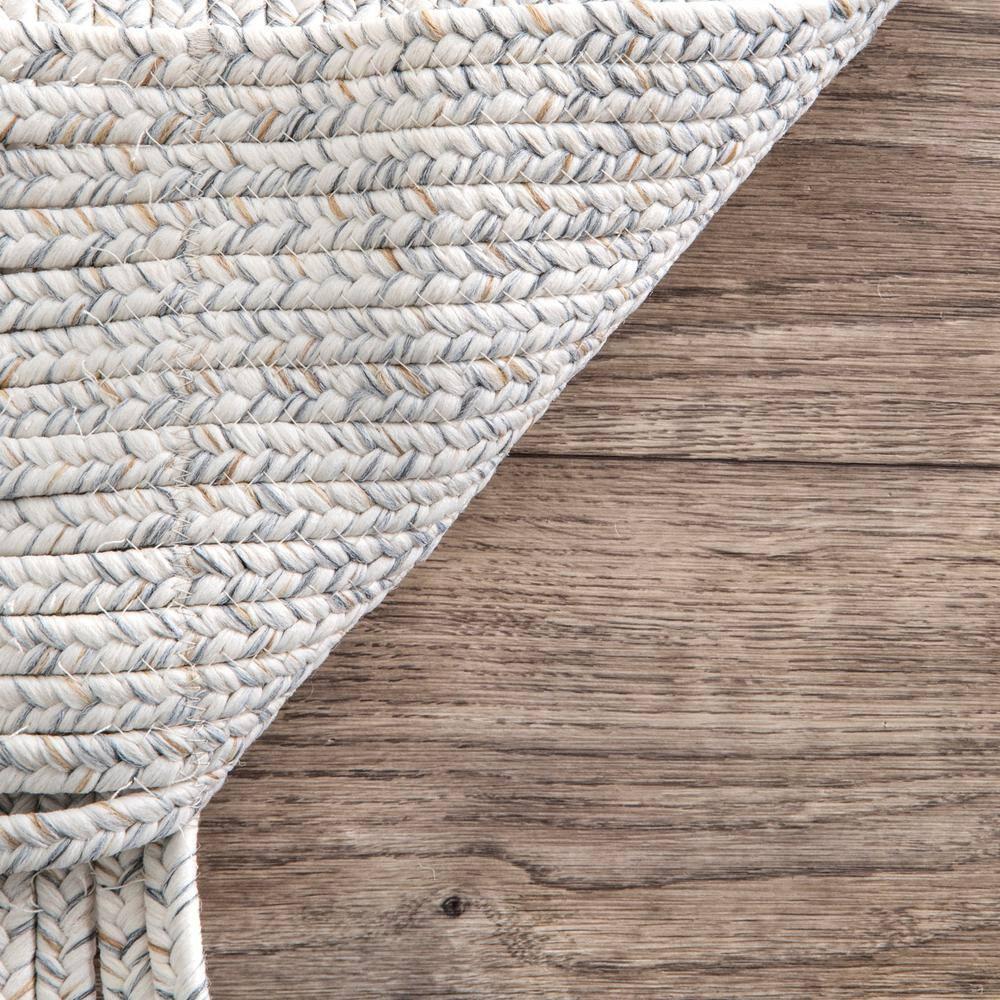 nuLOOM Courtney Braided Indoor/Outdoor Area Rug, 4' x 6', Ivory