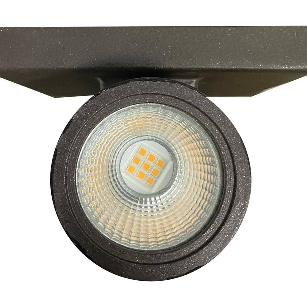 NUVO 62/1146R1 Two Light Outdoor Wall LED Up-and-Down Sconce, 20W/120-277V, Bronze, Large