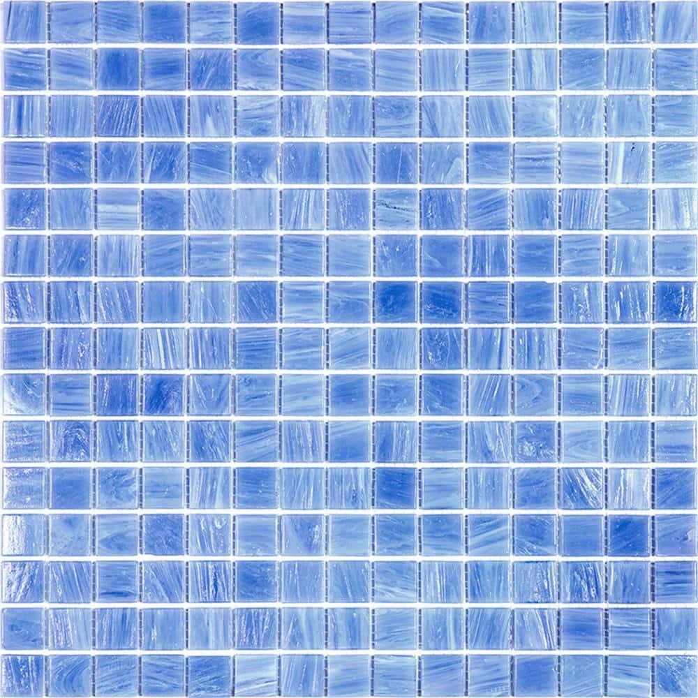 Celestial 0.8" x 0.8" Glass Grid Mosaic Wall & Floor Tile