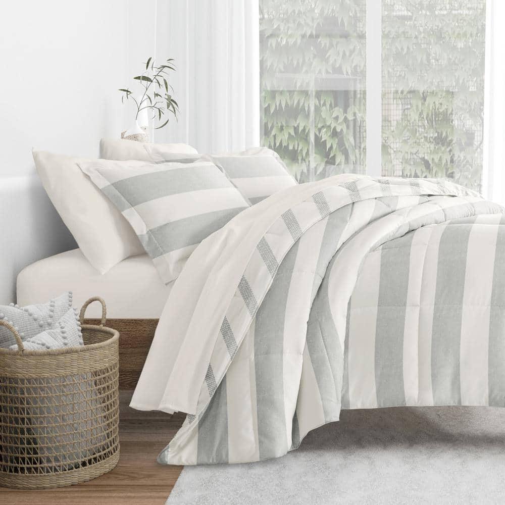 IEnjoy Home 7-Piece Bedding Bundle - Pattern Comforter and Sheet Set