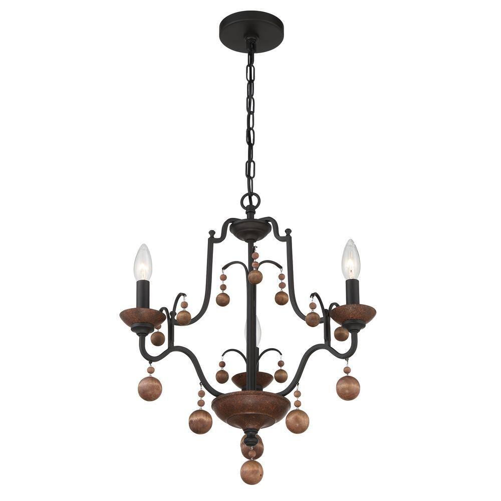 Minka Lavery - Colonial Charm - 3 Light Chandelier-21.5 Inches Tall and 18.75