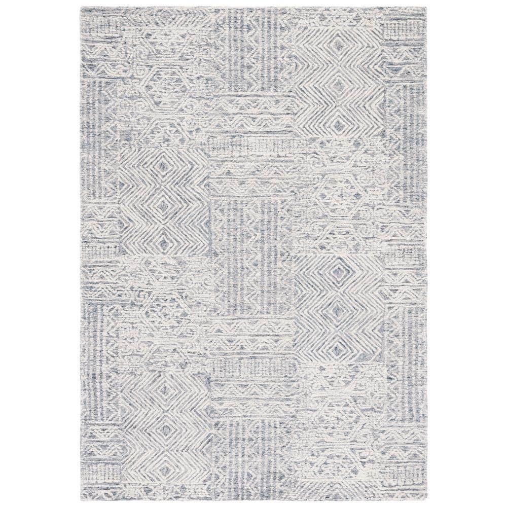 Union Rustic Amzi Hand Tufted Wool Southwestern Rug