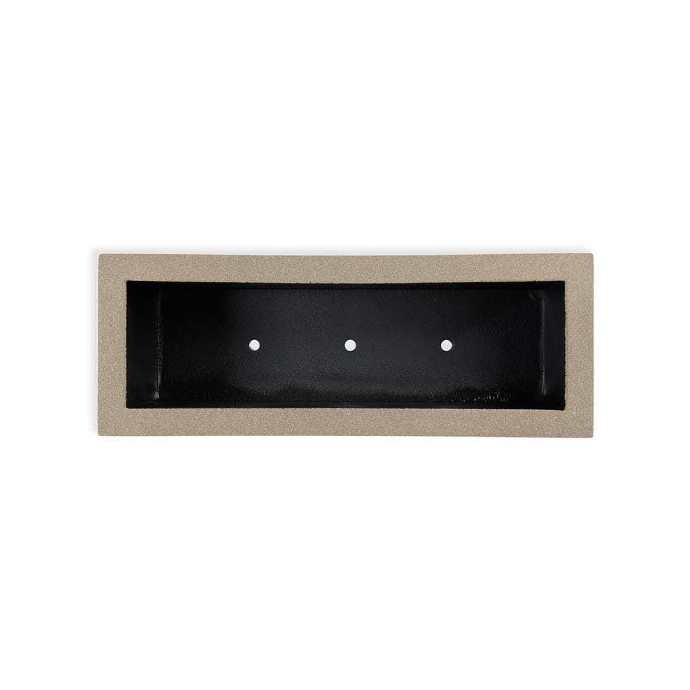 Sandstone Granite Extra Large Rectangular Polymer Planter