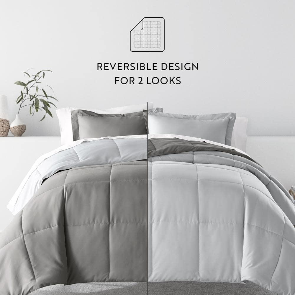 Becky Cameron Reversible Down-Alternative Comforter Bedding Set