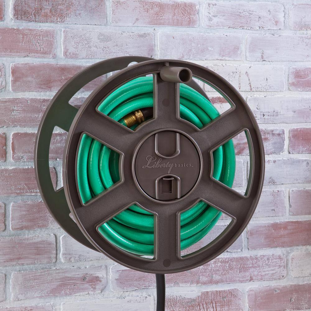 Liberty Garden Plastic Wall Hose Reel