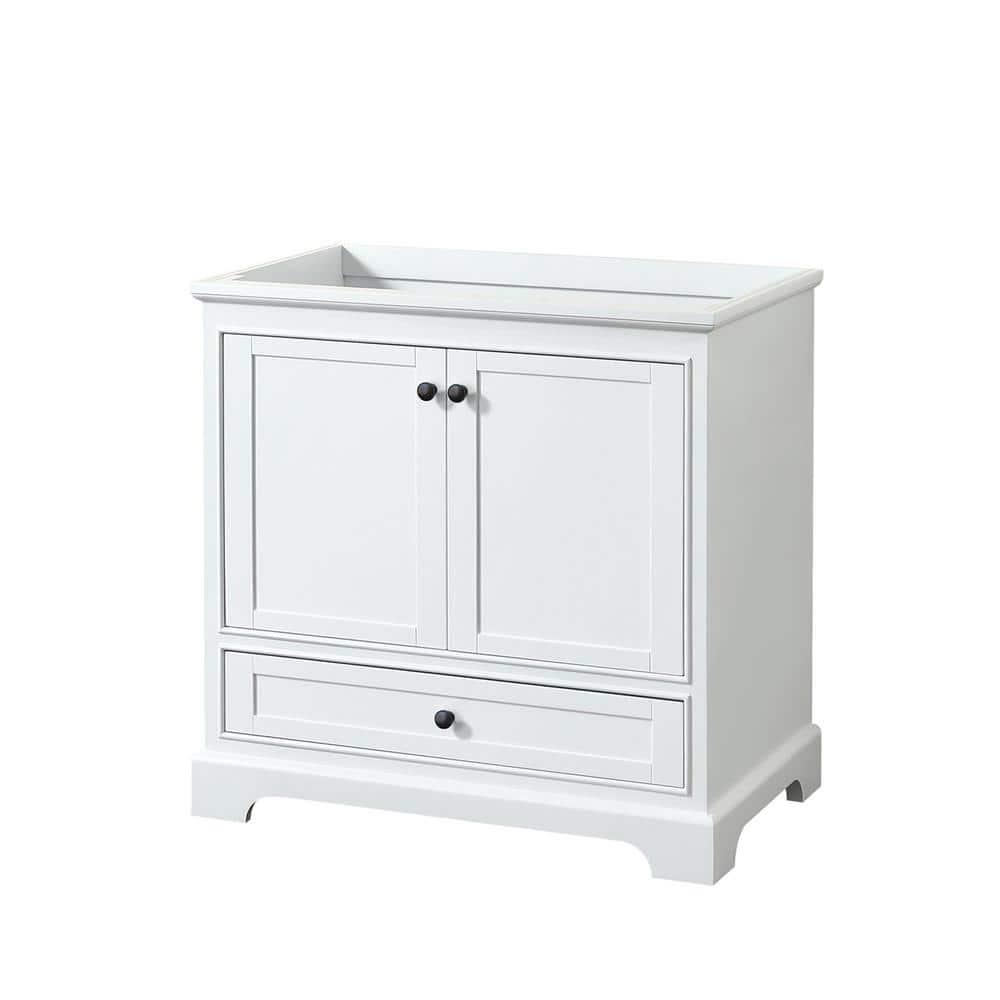 Wyndham Collection Deborah 35" Single Bathroom Vanity Base Only