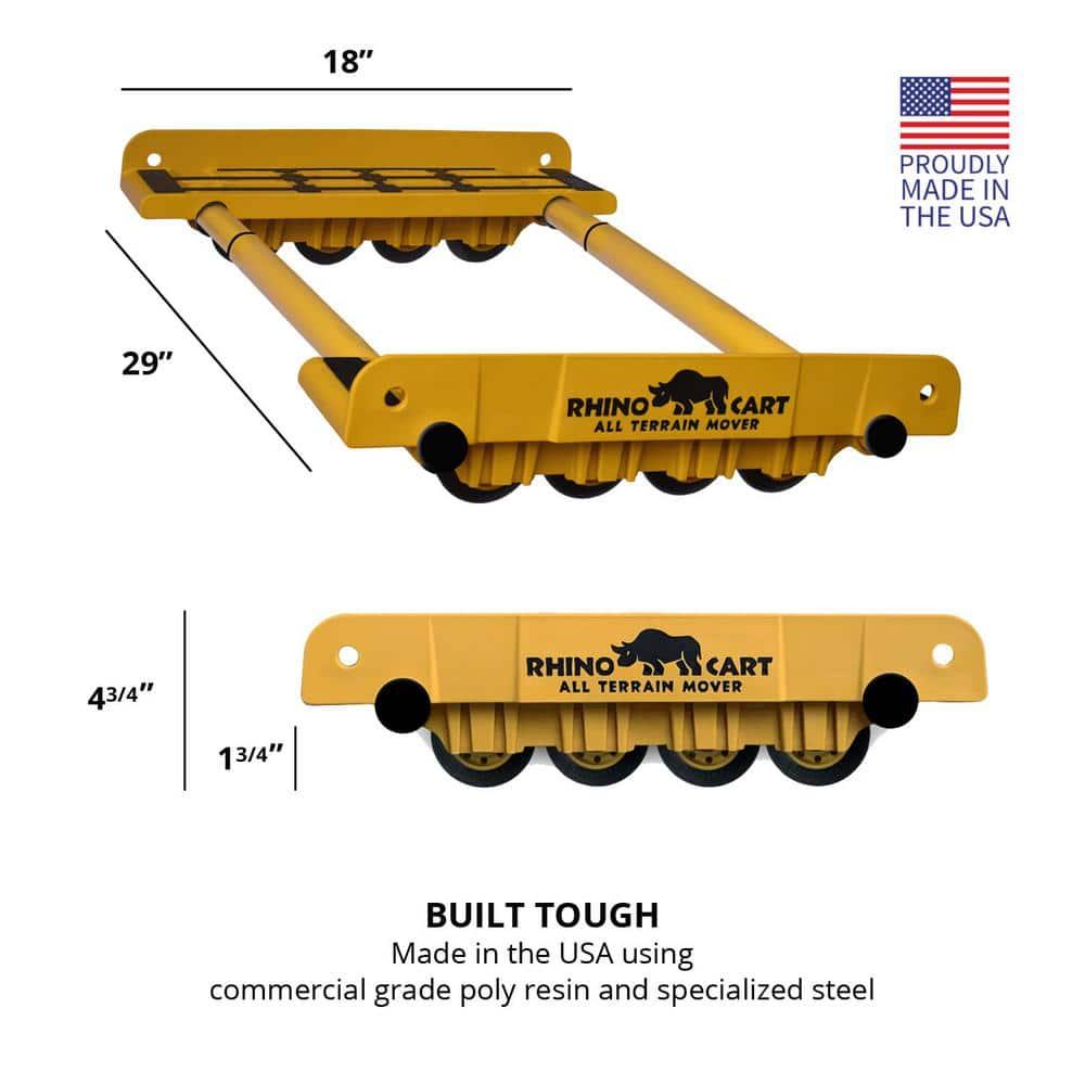 All Terrain 1100 lbs. Capacity Moving Cart for Appliances and Furniture