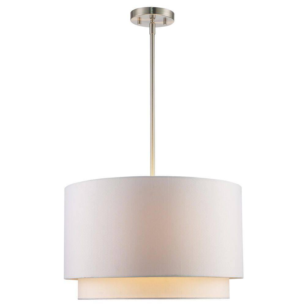 Trans Globe Lighting Pnd-802 Three Light Double Shade Pendant From The Young And Hip