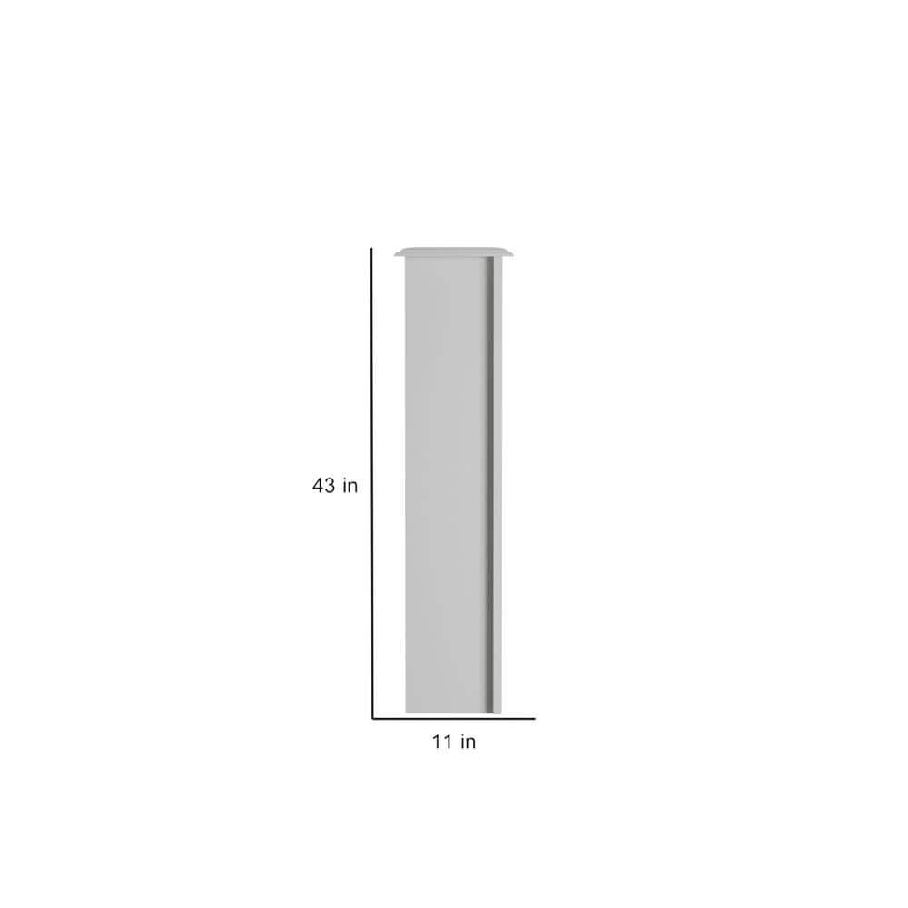 Prepac Monterey Headboard White (Full/Queen): Modern Storage Design, 3 Compartments, Adjustable Shelf
