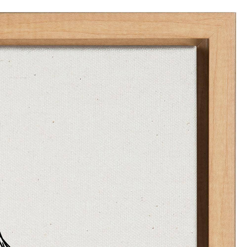 18" x 24" 2pc Sylvie Minimalist Evergreen Trees Sketch Framed Canvas Set by the Creative Bunch Studio - Kate & Laurel All Things Decor
