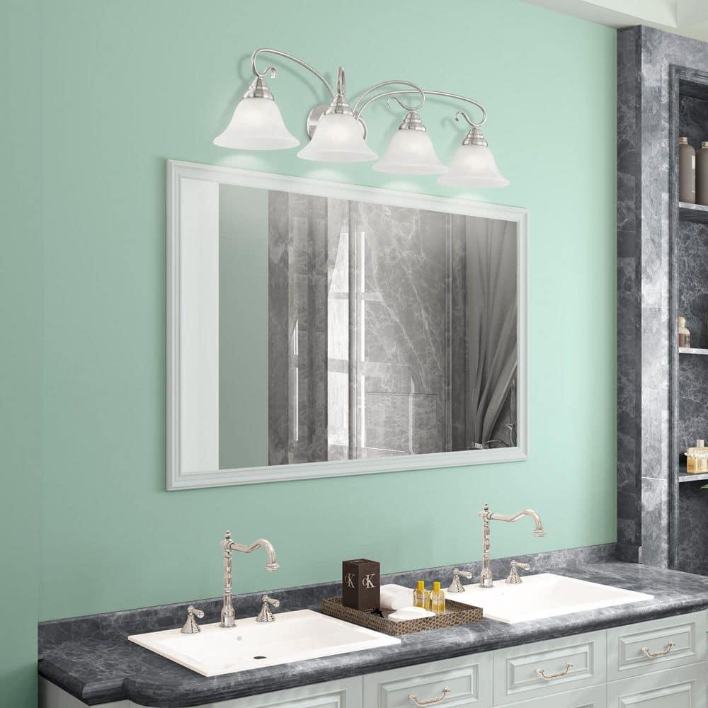 Livex Lighting Coronado 4 - Light Vanity in  Brushed Nickel