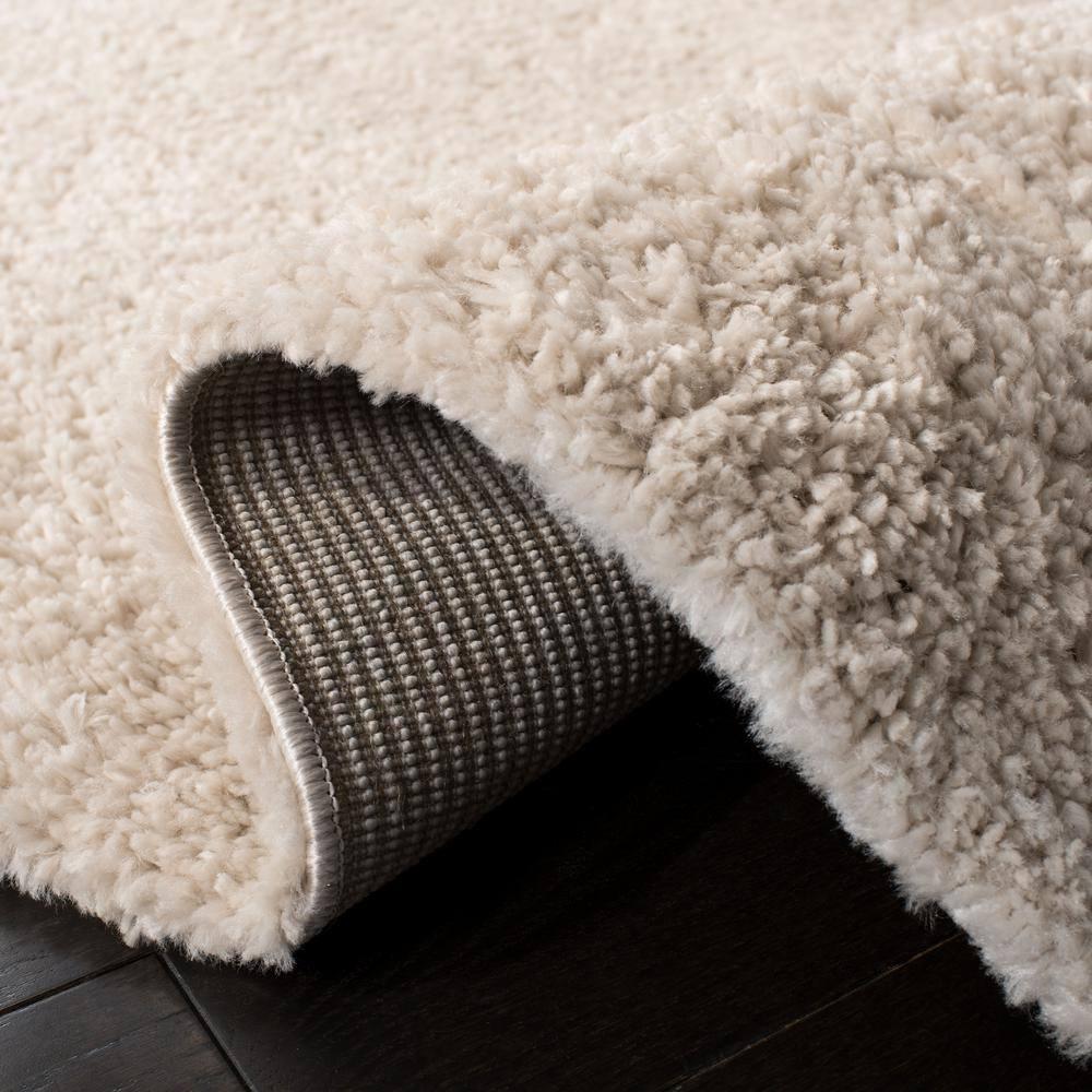 August Shag 900 AUG900 Power Loomed Indoor Area Rug - Beige - 4'x6' - Safavieh