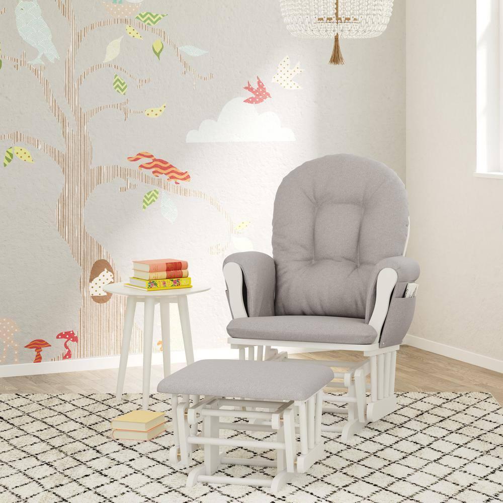 Hoop Glider with Ottoman