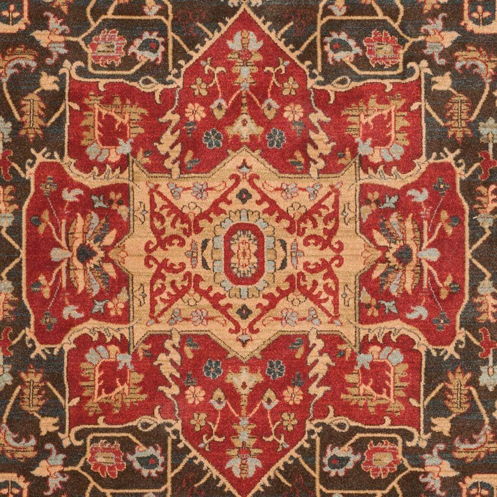 Mahal MAH625 Power Loomed Indoor Area Rug - Red/Red - 6'7"x9'2" - Safavieh.