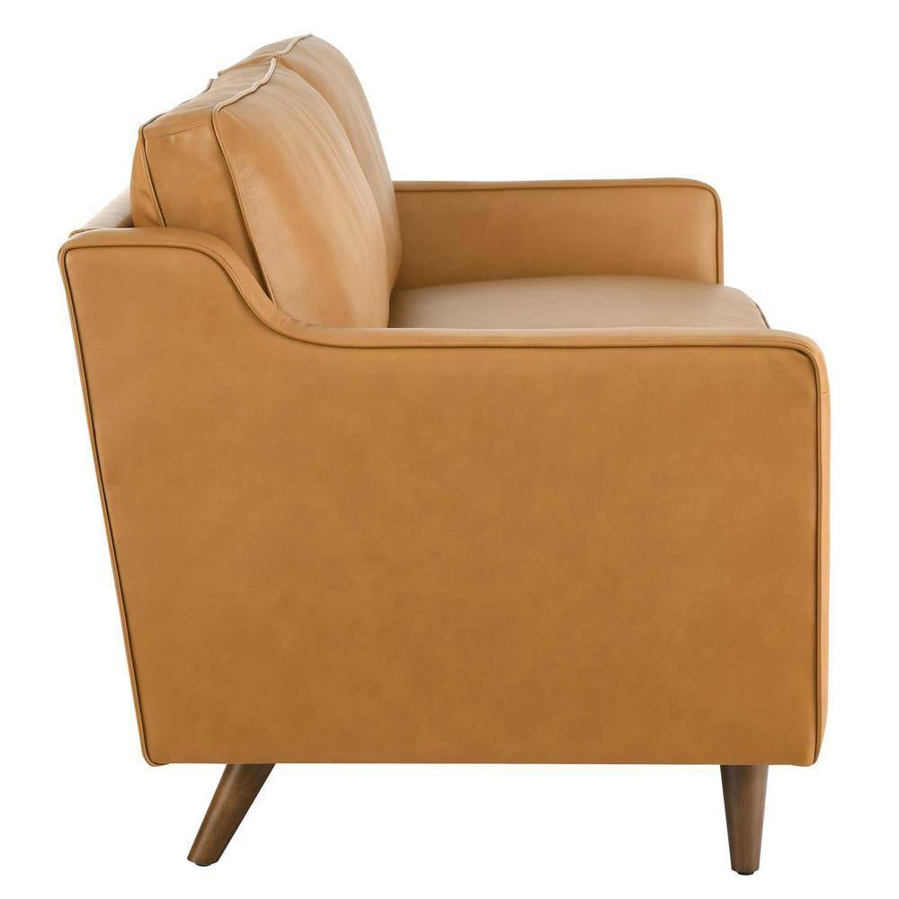 Impart Genuine Leather Sofa Tan