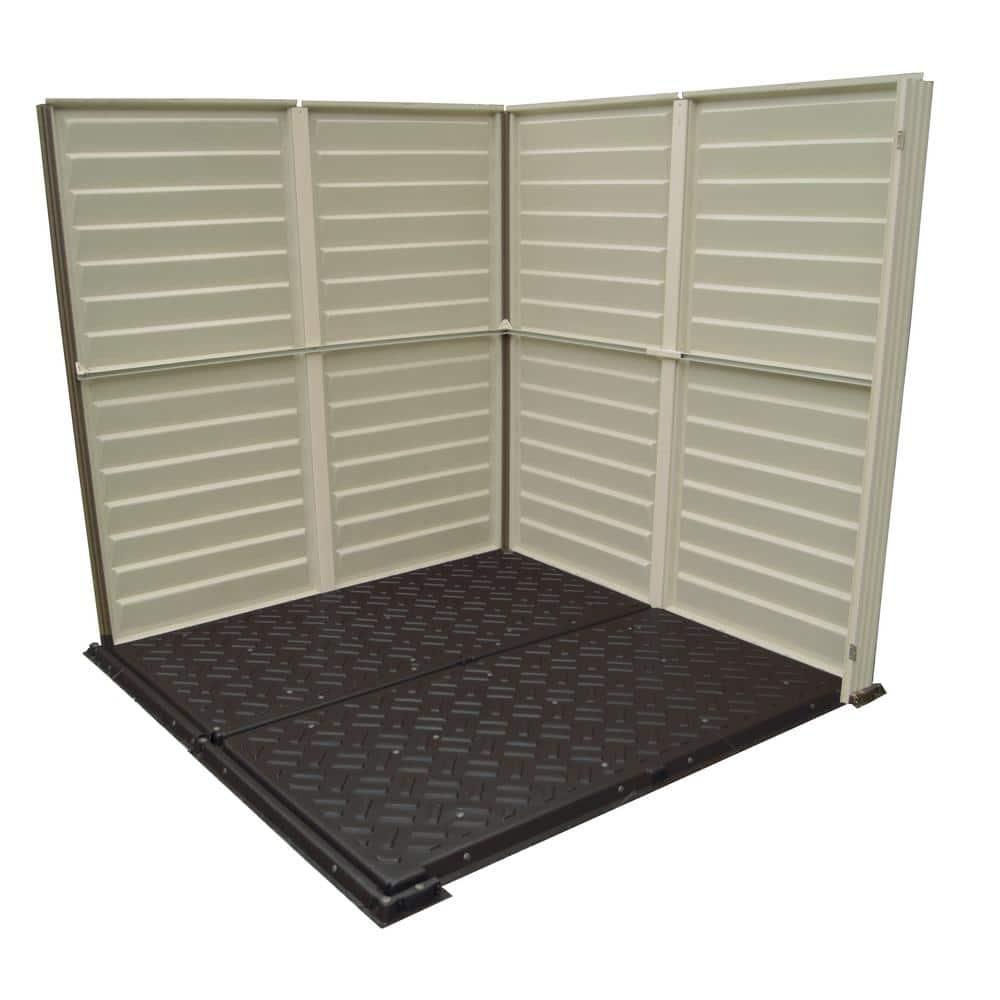 Duramax Building Products Storemate Plus 6 ft. 3 in. W x 6 ft. 3 in. D Plastic Storage Shed