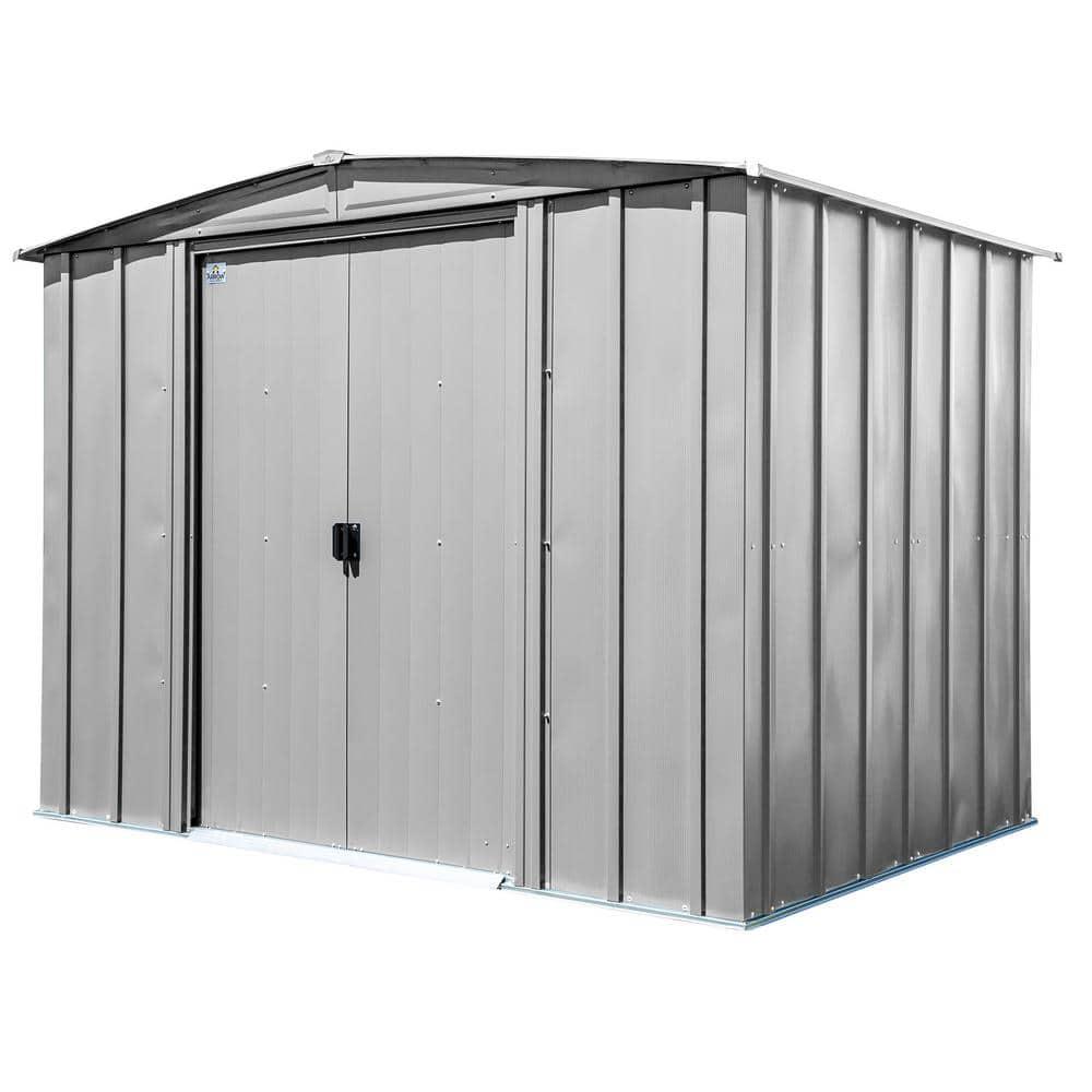 Arrow 8 ft. W x 6 ft. D Galvanized Steel Storage Shed