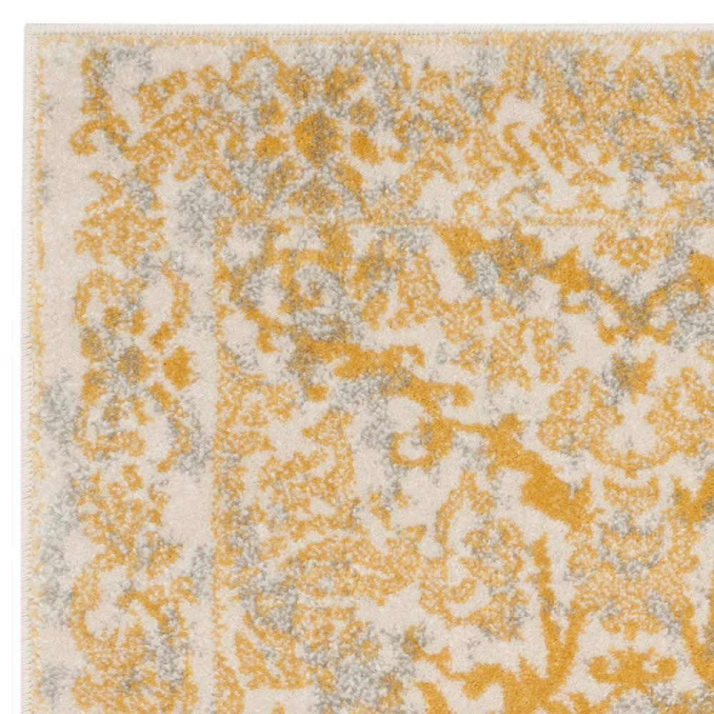 Evoke EVK242 Power Loomed Accent Rug - Ivory/Gold - 2'2"x4' - Safavieh.