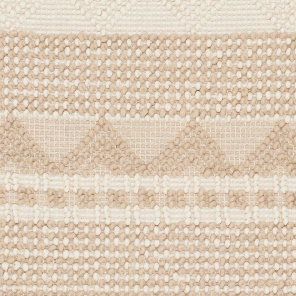 Winchester Geometric Hand-Woven Flatweave Wool/Cotton Beige/Ivory Area Rug