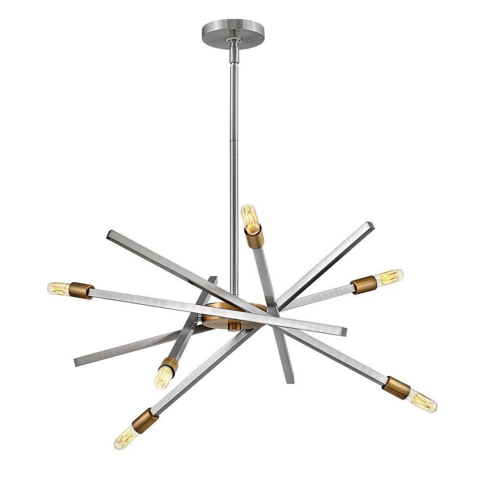 Archer 6-Light Sputnik Articulating Single Tier Chandelier