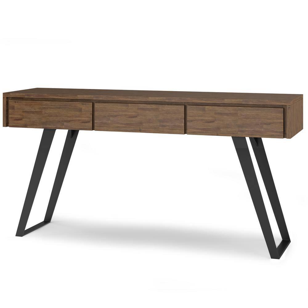 Lowry 60'' Solid Wood Top Console Table