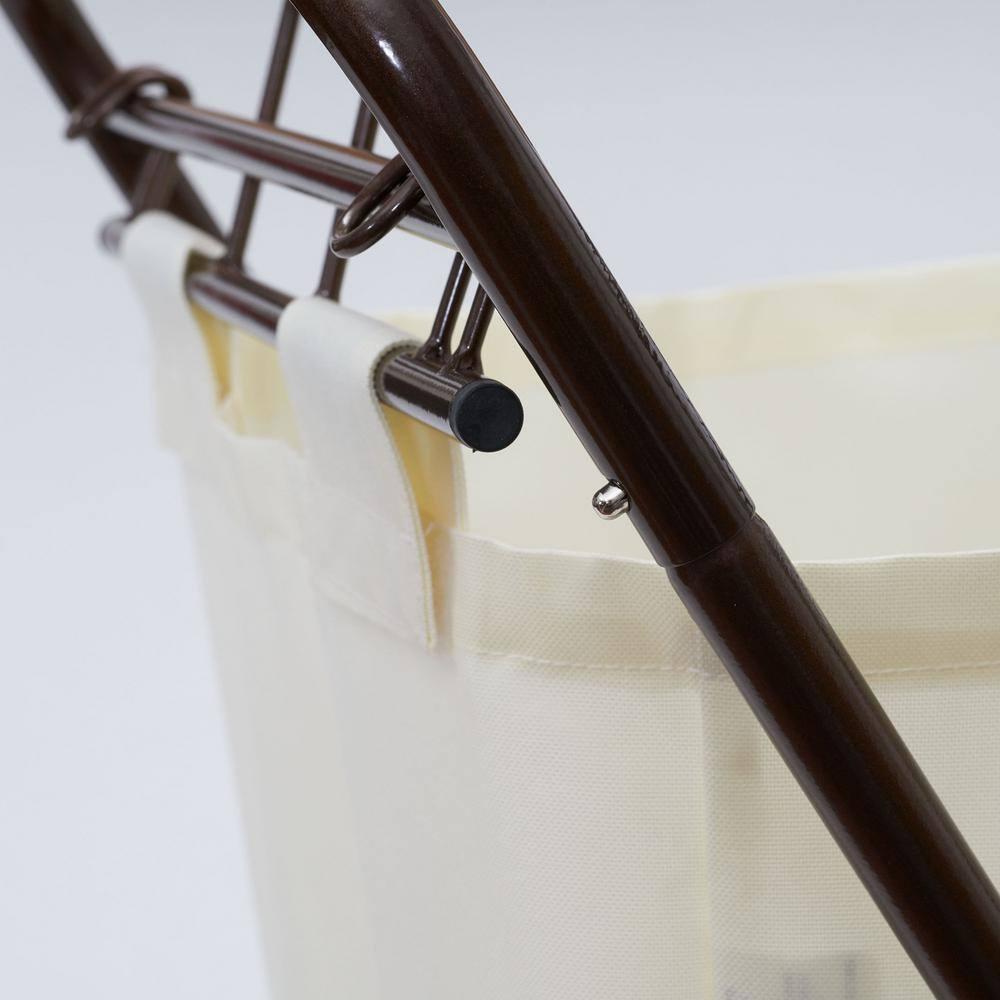 Household Essentials Rolling Laundry Hamper with Handles