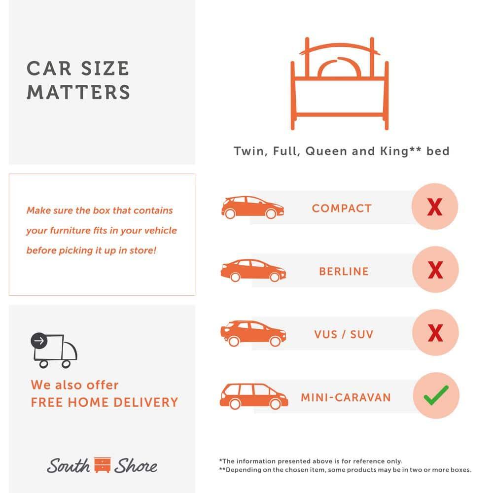 South Shore Reevo 3 Drawer Mate's & Captain's Bed with Bookcase by Southshore