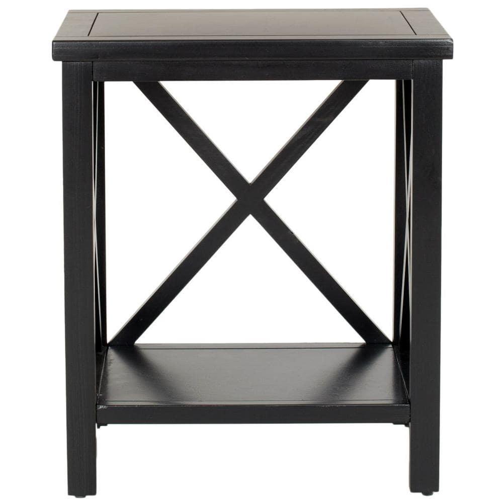 Candace End Table - Black - Safavieh.