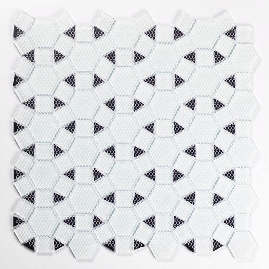 Abolos 8'' W x 8'' L Glass Peel and Stick Field Tile