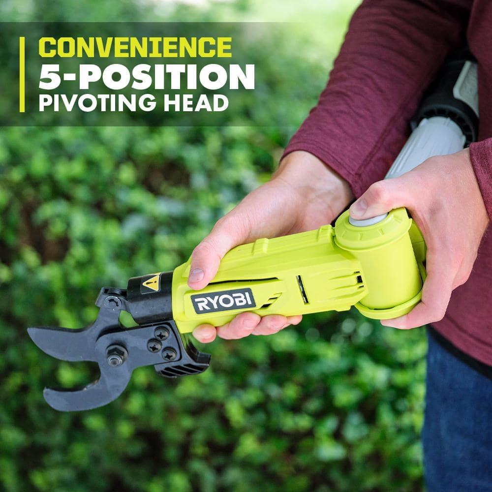 Ryobi 18V Electric Cordless Pole Saw with Lithium Ion Battery