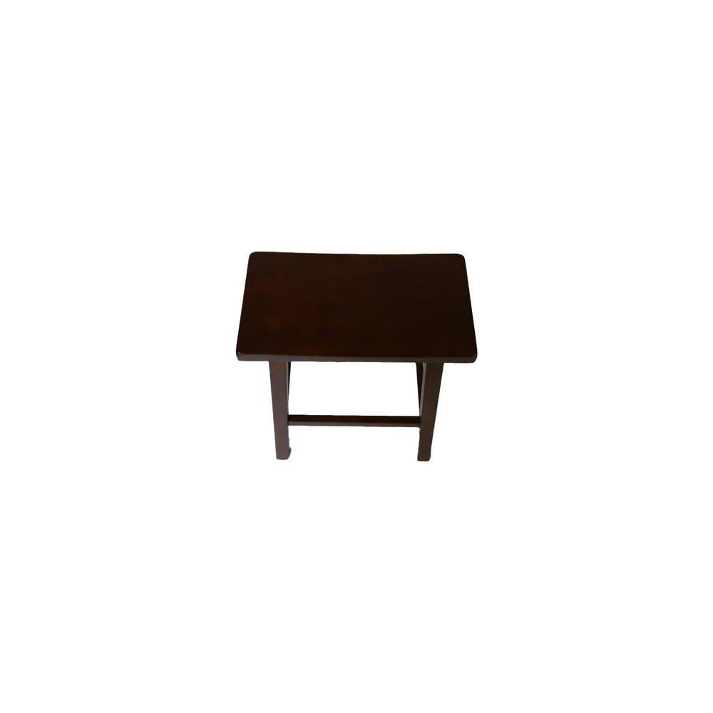 24" Saddleseat Counter Stool (Distressed Walnut)
