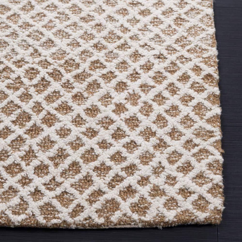 Micro-Loop MLP353 Hand Tufted Indoor Area Rug - Beige/Ivory - 5'x5' - Safavieh