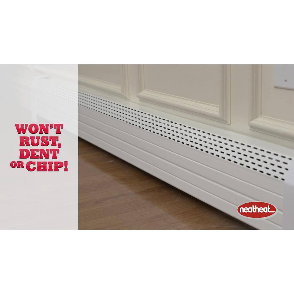 80/09 Tall Series 4 ft. Hot Water Hot Water Baseboard Cover (Not for Electric Baseboard)