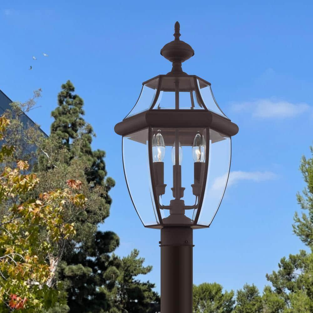 Livex Lighting Monterey 3 - Light Lantern in  Bronze