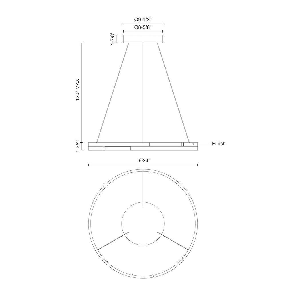 Anello Minor 1 - Light LED Unique/Statement Pendant