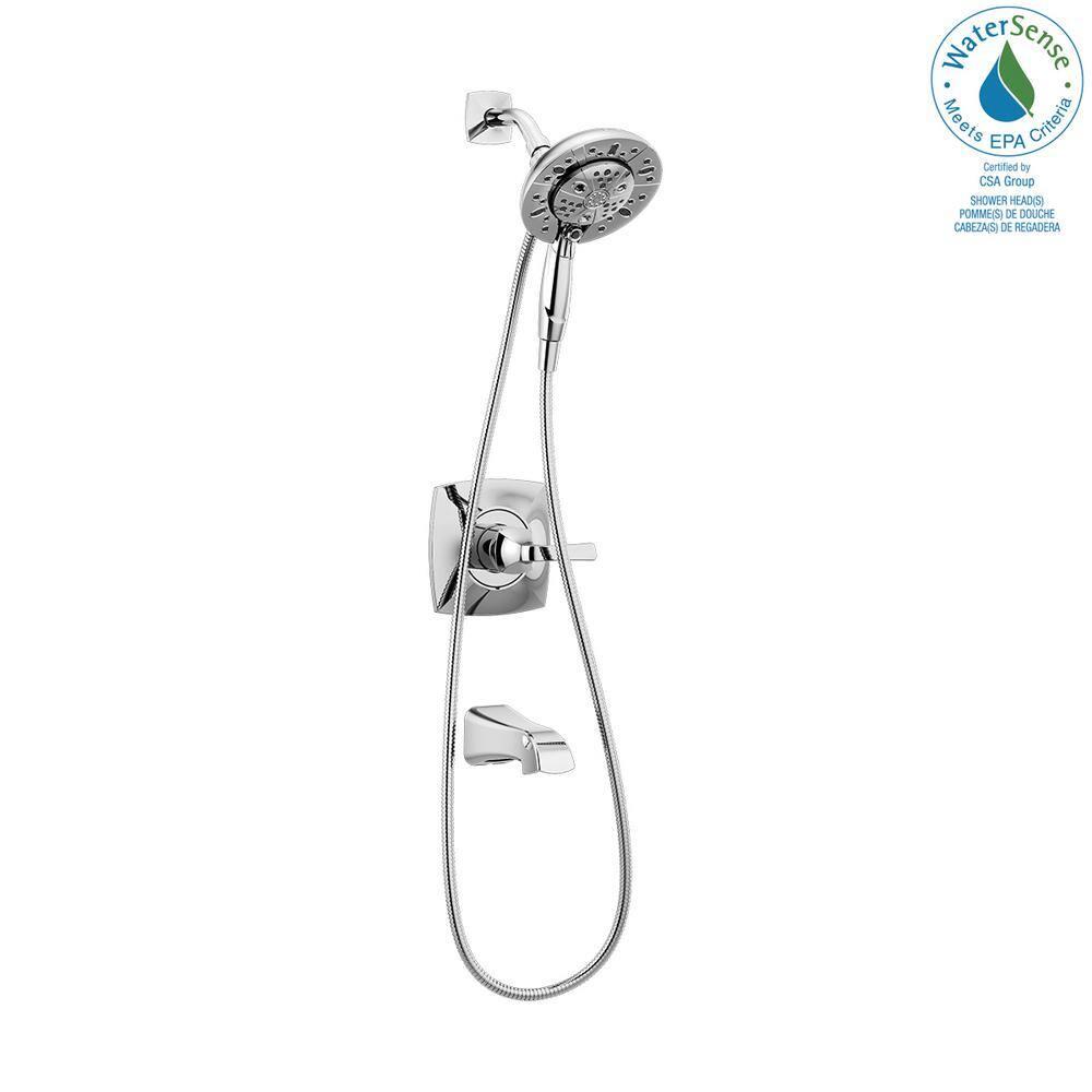 Vesna Single-Function Tub Shower Faucet Set, Shower Trim Kit with In2ition Shower Head and Valve