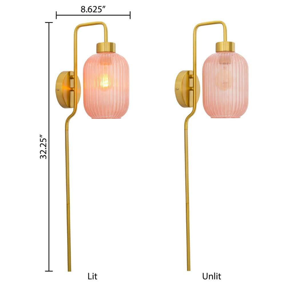 Joss & Main Gracieleigh Iron Plug-in Armed Sconce