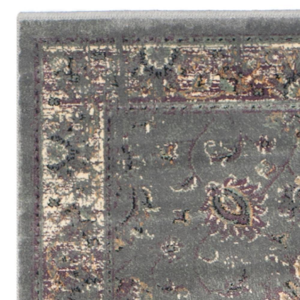 SAFAVIEH Vintage Jaxon Traditional Runner Rug, Grey/Multi, 2'2" x 12'
