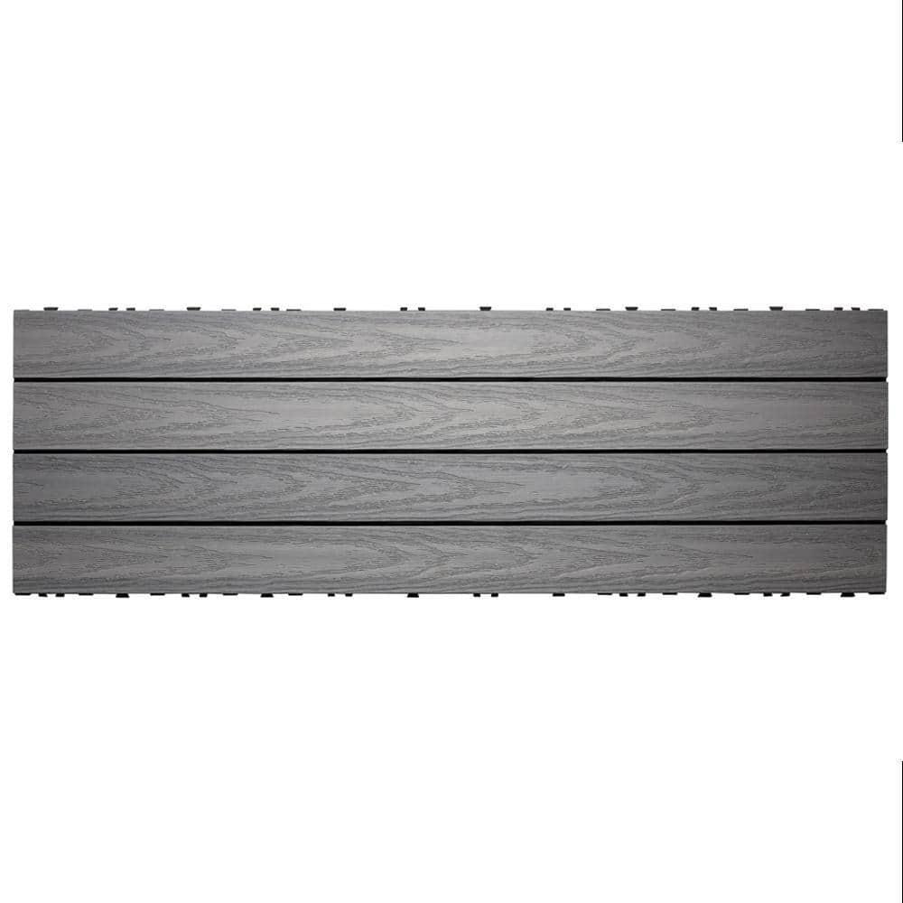 NewTechWood UltraShield Naturale 36" x 12" Composite Interlocking Deck Plank