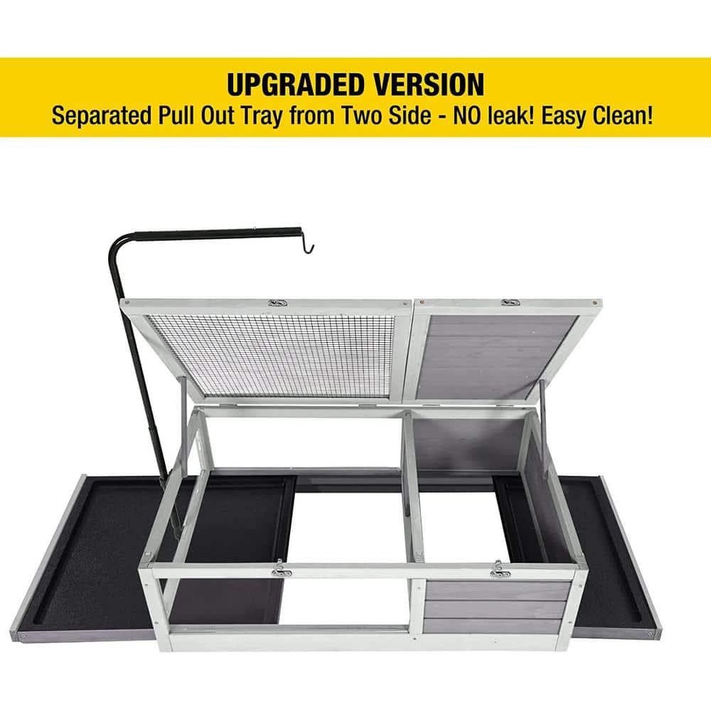 Aivituvin Wooden Tortoise Habitat | Reptile Cage-AIR55