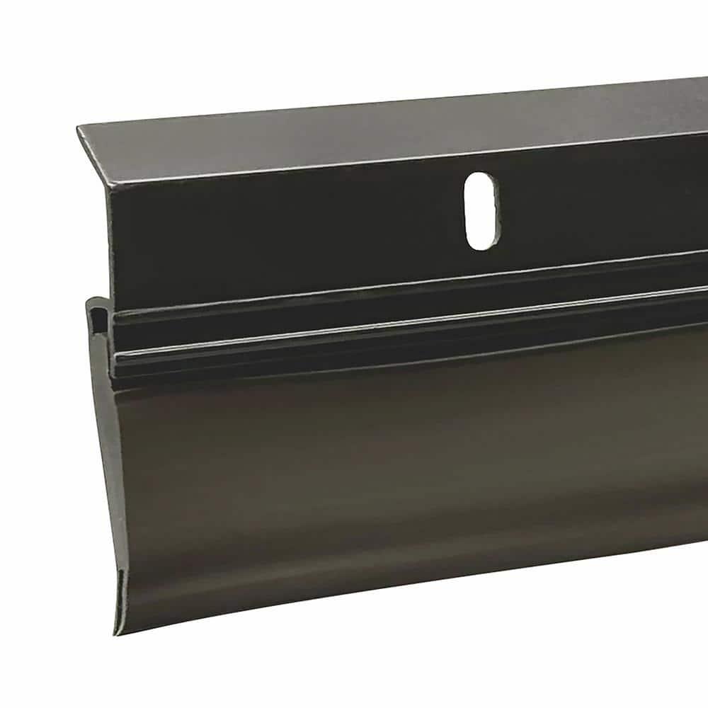 Frost King A82/36BR Extra Wide Heavy Duty Alum/Vinyl Door Sweep, 2-3/8in Wide x 36in Long, Bronze