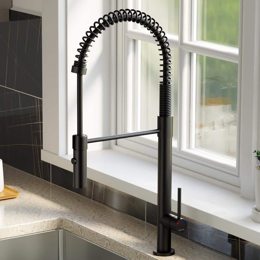 Karran Bluffton Single Handle Pull Down Sprayer Kitchen Faucet