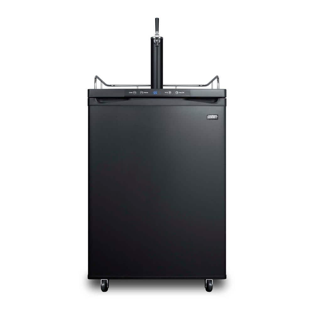Black Stainless Steel Commercial Beer Dispenser with Single Tap