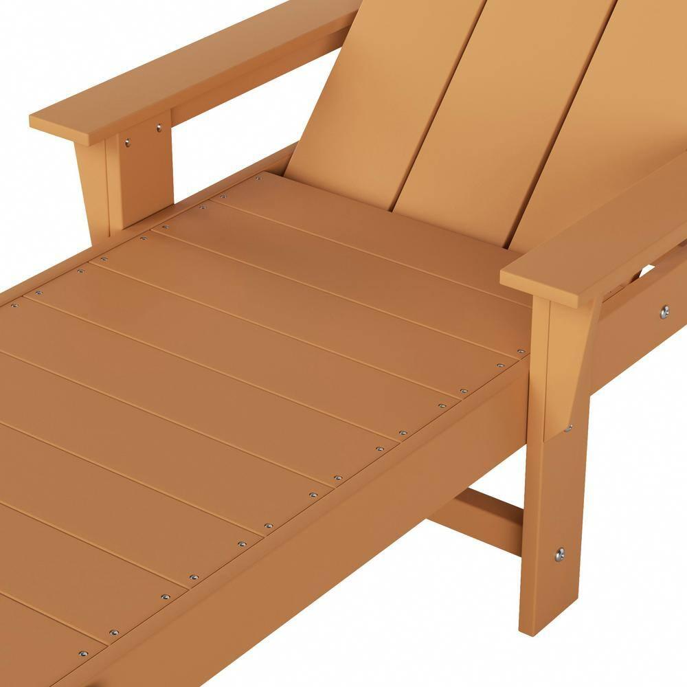 Arellanes 77.6" Long Outdoor All-Weather Poly Reclining Single Chaise