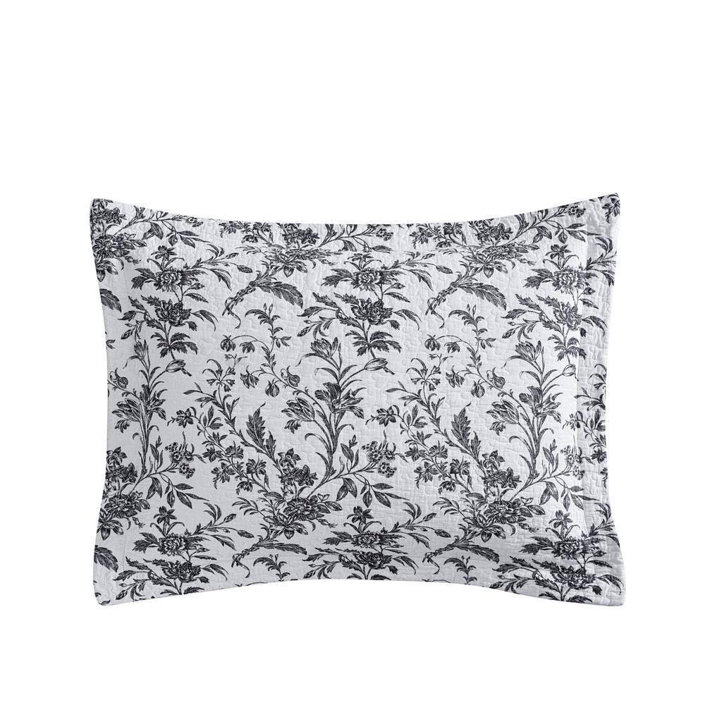 Laura Ashley Laura Ashley Amberley Cotton Black 4 Piece Daybed Cover Set